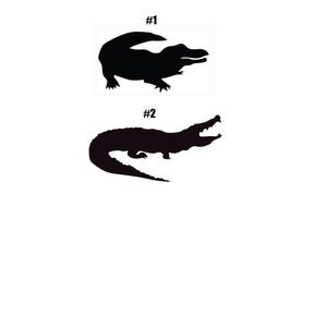 Vinyl Decal - Alligator Laptop Sticker Vinyl Decal Crocodile gator car decal Car Decal / Laptop Decal / Sticker