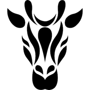 Vinyl Decal - Giraffe laptop sticker laptop decal book decal car decal Car Decal / Laptop Decal / Sticker