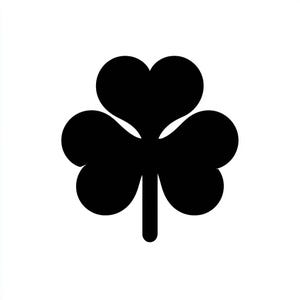 Vinyl Decal - Shamrock laptop sticker laptop decal book decal car decal Irish St. Patty Day