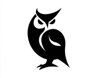 Vinyl Decal - owl laptop sticker laptop decal book decal car decal - owl Car Decal / Laptop Decal / Sticker