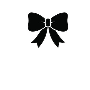 Vinyl Decal - Bow laptop sticker laptop decal book decal car decal Holiday