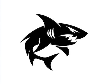 Vinyl Decal - Shark laptop sticker laptop decal book decal car decal Car Decal / Laptop Decal / Sticker
