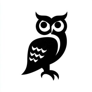Vinyl Decal - owl laptop sticker laptop decal book decal car decal - owl Car Decal / Laptop Decal / Sticker