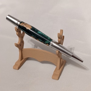 Mallee and Acrylic Front Twist Pen