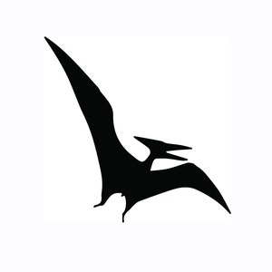 Vinyl Decal - Pterodactyl laptop sticker laptop decal book decal car decal