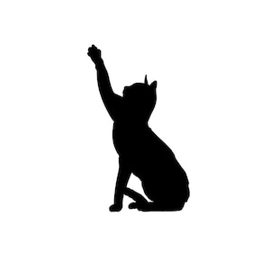 Vinyl Decal - Laptop Sticker Cat decal Cat sticker cat decal cat  Car Decal / Laptop Decal / Sticker