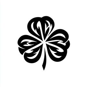 Vinyl Decal - Shamrock laptop sticker laptop decal book decal car decal Irish St. Patty Day clover
