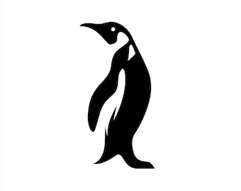 Vinyl Decal - Penguin laptop sticker laptop decal book decal car decal Car Decal / Laptop Decal / Sticker