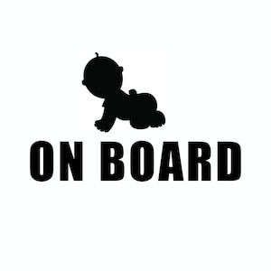 Vinyl Decal Vinyl Sticker - Baby On Board