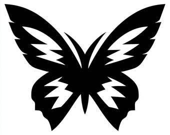 Calcomanía de vinilo - Calcomanía de mariposa para computadora portátil, calcomanía para computadora portátil, calcomanía para libro, calcomanía para auto, calcomanía de mariposas, calcomanía para auto, calcomanía para computadora portátil, calcomanía para auto