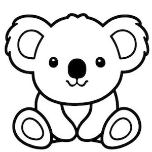 Vinyl Decal - Koala decal Koala sticker Koala decal Koala  laptop decal  Car Decal / Laptop Decal / Sticker / Koala Sitting