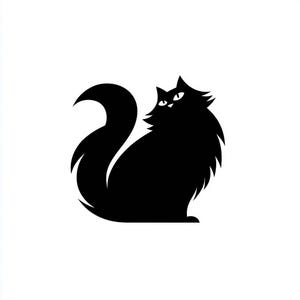 Vinyl Decal - Laptop Sticker Cat Outline decal Cat sticker cat decal cat  Car Decal / Laptop Decal / Sticker