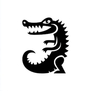 Vinyl Decal - Alligator Laptop Sticker Vinyl Decal Crocodile gator car decal Car Decal / Laptop Decal / Sticker