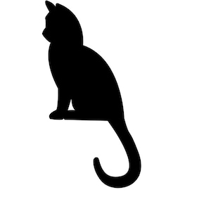 Vinyl Decal - Laptop Sticker Cat decal Cat sticker cat decal cat  Car Decal / Laptop Decal / Sticker