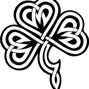 Vinyl Decal - Shamrock laptop sticker laptop decal book decal car decal Irish St. Patty Day