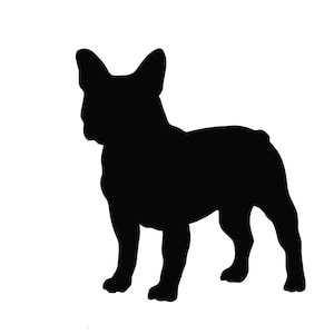 Vinyl Decal - Frenchie laptop sticker laptop decal book decal car decal french bulldog