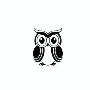 Vinyl Decal - owl laptop sticker laptop decal book decal car decal - owl Car Decal / Laptop Decal / Sticker