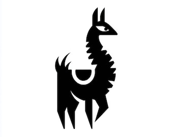 Vinyl Decal - Llama laptop sticker laptop decal book decal car decal llamas Car Decal / Laptop Decal / Sticker