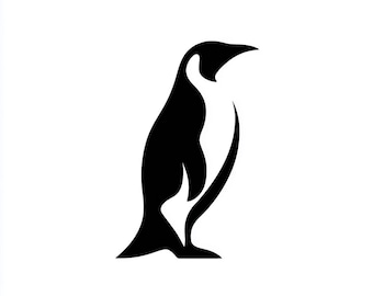 Vinyl Decal - Penguin laptop sticker laptop decal book decal car decal Car Decal / Laptop Decal / Sticker