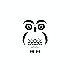 Vinyl Decal - owl laptop sticker laptop decal book decal car decal - owl Car Decal / Laptop Decal / Sticker