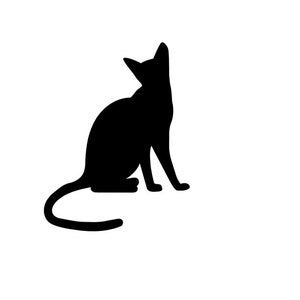 Vinyl Decal - Laptop Sticker Cat decal Cat sticker cat decal cat  Car Decal / Laptop Decal / Sticker