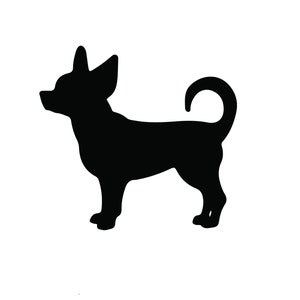 Vinyl Decal chihuahua laptop sticker laptop decal book decal car decal