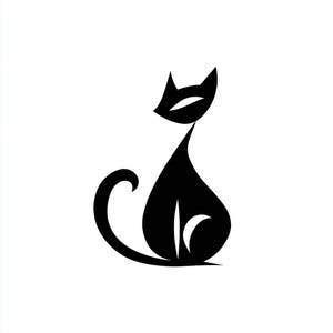 Vinyl Decal - Laptop Sticker Cat decal Cat sticker cat decal cat  Car Decal / Laptop Decal / Sticker