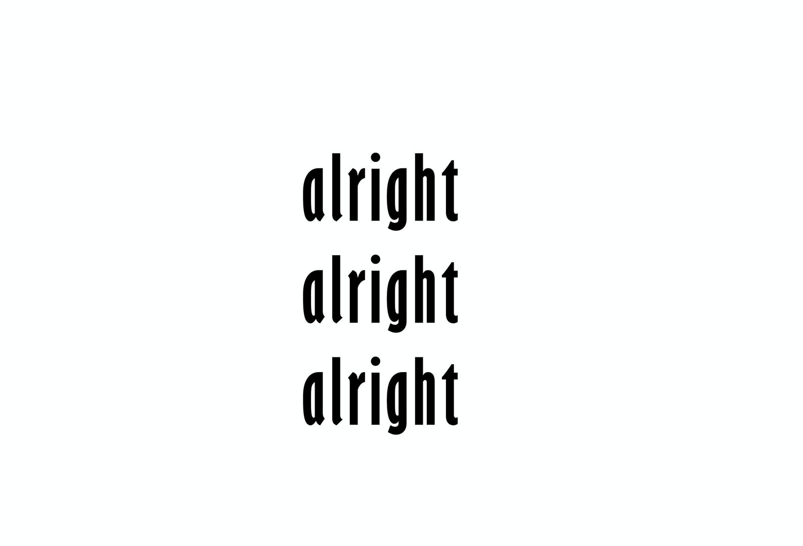 Vinyl Decal - Alright Alright Alright Car Decal Electronic Decal Mat ...