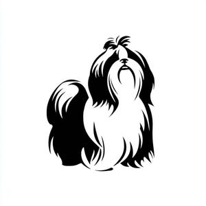 Vinyl Decal Shihtzu laptop sticker laptop decal book decal car decal
