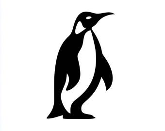 Vinyl Decal - Penguin laptop sticker laptop decal book decal car decal Car Decal / Laptop Decal / Sticker