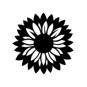 Vinyl Decal - Sunflower flower  laptop sticker laptop decal book decal car decal