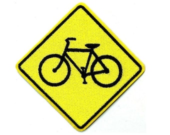 Cycling Street Sign Patch [Share the Road] Bicycle Bicycling Bike Biking Patches