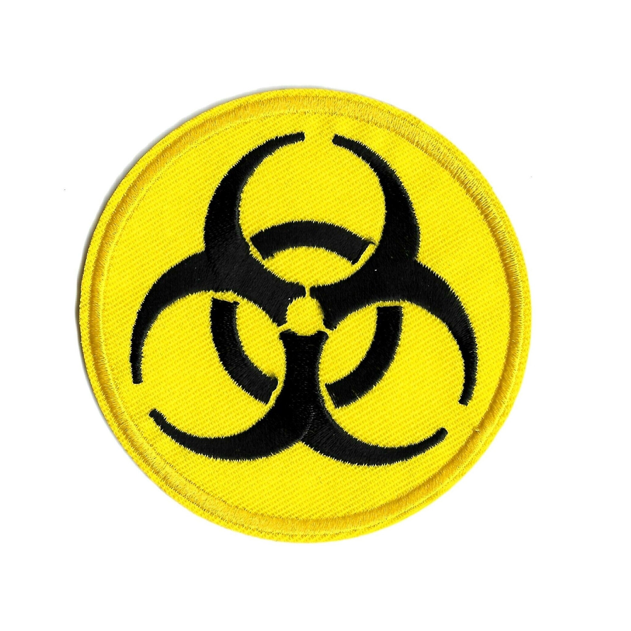 Biohazard Symbol - Yellow & Black [biological Bio Hazard] Logo Patch ...