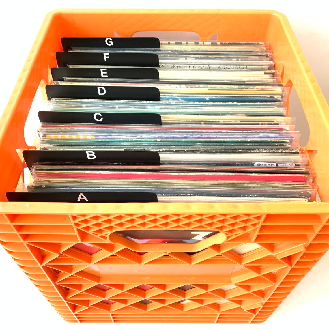 AZ Black Alphabetical Record Dividers/Cards 12inch 33rpm Etsy