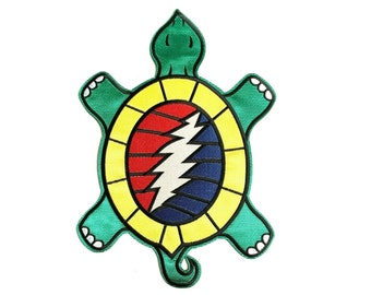 The Grateful Dead Steal Your Terrapin Extra Large Patch [13.5-inch] Iron or Sew Turtle Patches