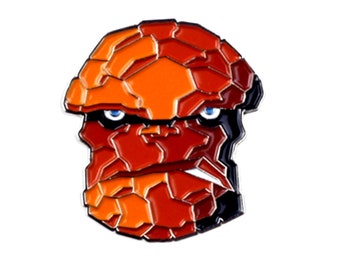 The Thing [Fantastic Four] Lapel Pin [Metal & Enamel] Mondo Marvel Comics Memorabilia pinback