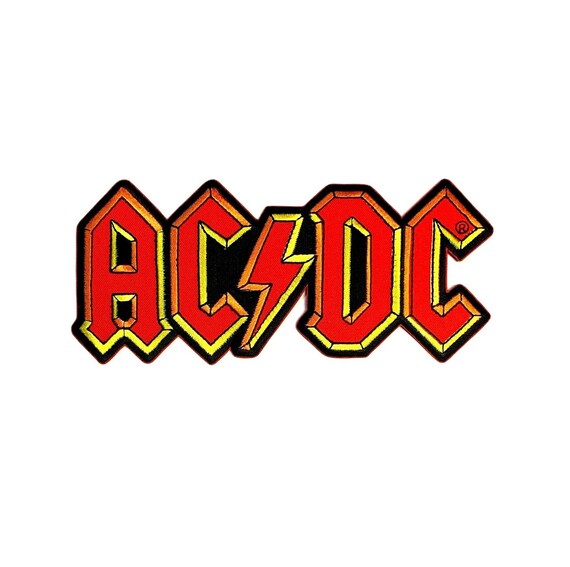 AC/DC Band Name Logo Over-sized Patch Extra Large Memorabilia - Etsy