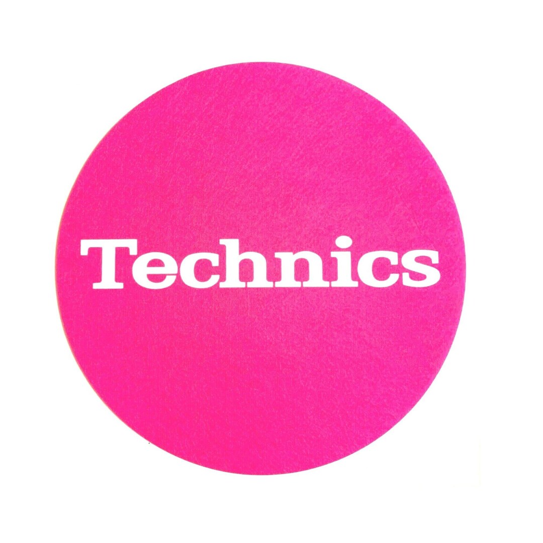 Technics Simple WHITE on PINK Slipmat Vinyl Record Album LP Etsy