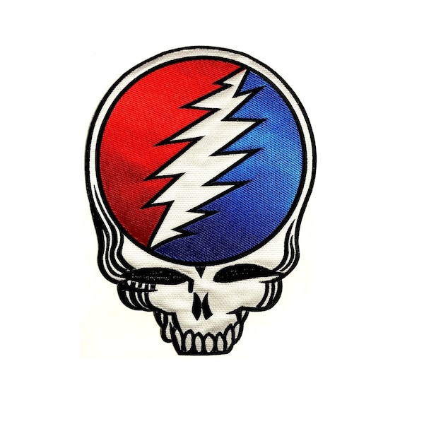 The Grateful Dead Steal Your Face Patch [Over-sized 12.5-in.] Emblem Symbol Logo Extra Large Patches