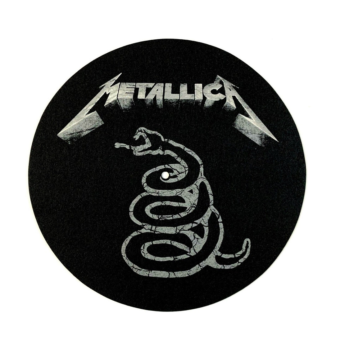 Metallica the Black Album Slipmat Vinyl Record Slip Mat Etsy