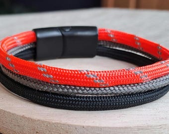 Bracelet unisexe en paracorde – Bracelet d'amitié robuste et élégant | Cadeau pour hommes et femmes