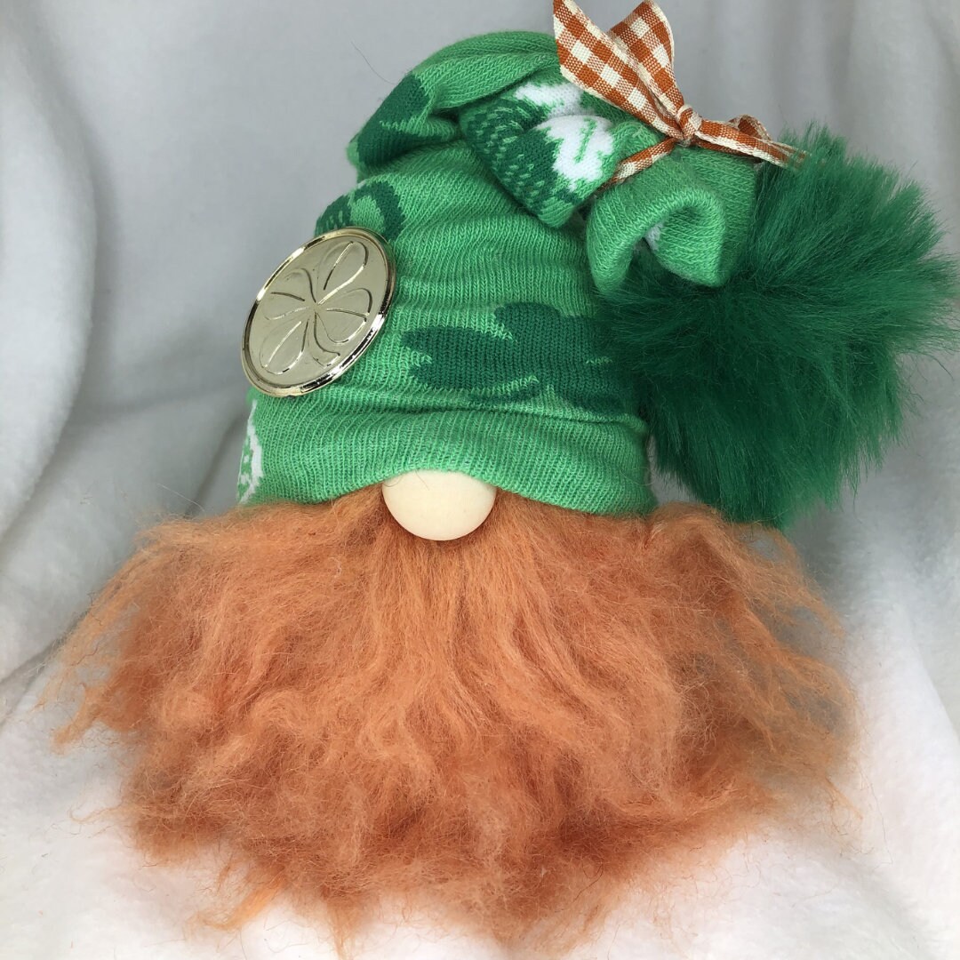 Homie Gnome St. Patrick Lucky Good luck charm Gift Faux Etsy