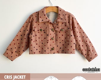 JACKET boy girl jacket pattern PDF / coat pattern / Toddler baby kids jacket / sewing pattern