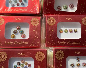 Multi-Coloured Bindi Sets - Sold individually