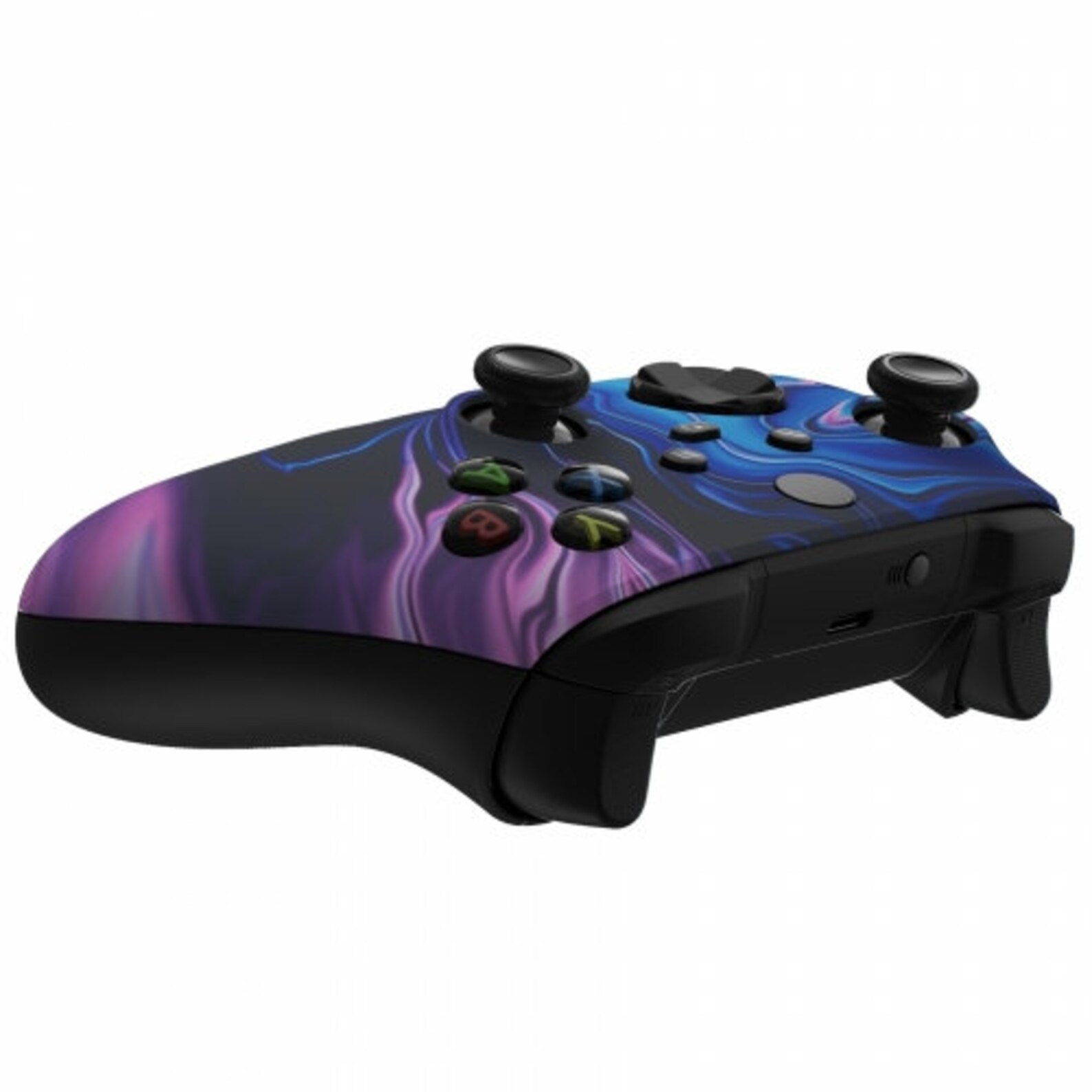 Customised Xbox One Series S/X Purple Chaos Controller Front Etsy