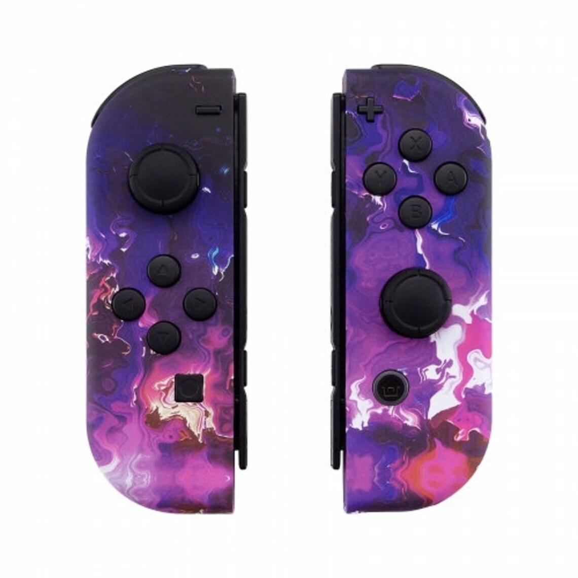 Nintendo Switch JoyCon Pink & Purple Magma Shell Etsy