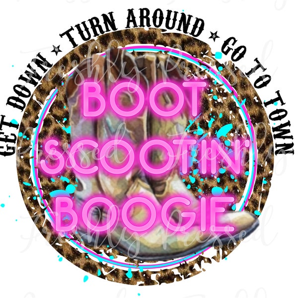 Boot Scootin' Boogie Svg Etsy