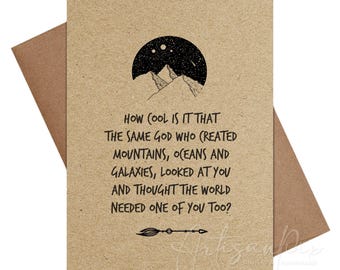 Motivational Quote Greeting Card | ArtisanPix