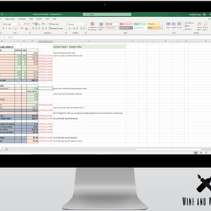 Candle Pricing Worksheet | Automatically calculates COGS including labor | Set hourly rate | Chandler Tool | Cost of Goods Sold | Wax Melt