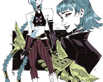 Jinx + Powder Color Print